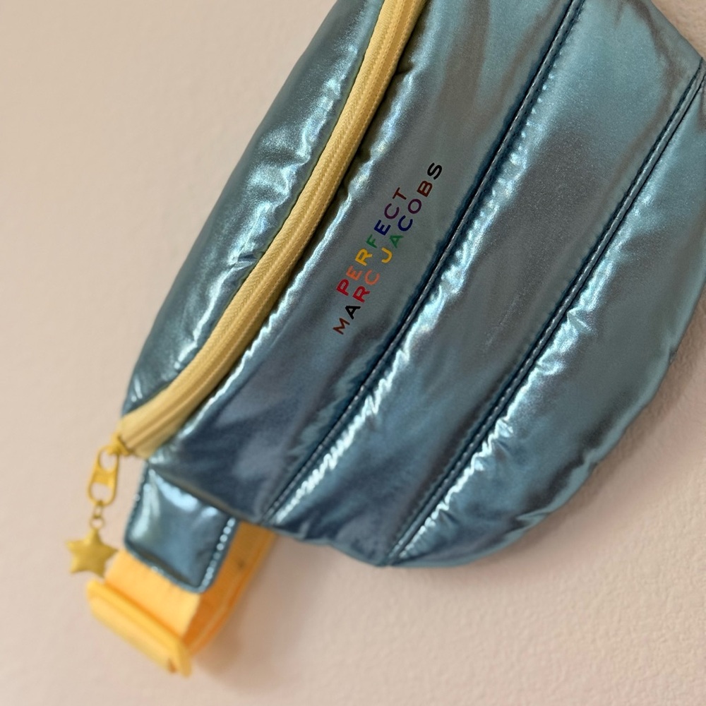 Marc Jacobs Blue Metallic Fanny Pack
